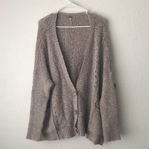 Free People Oversized Cardigan